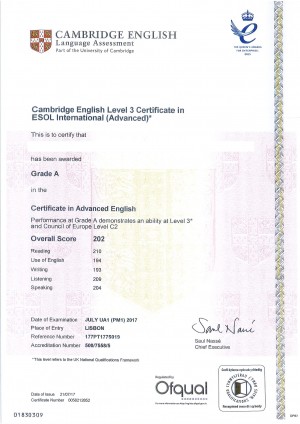 certificate Grade A (1)
